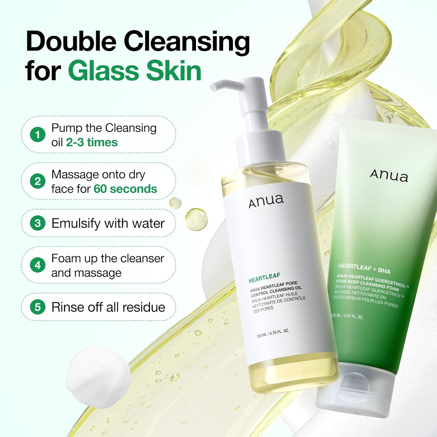 Anua Heartleaf Quercetinol Pore Deep Cleansing Foam