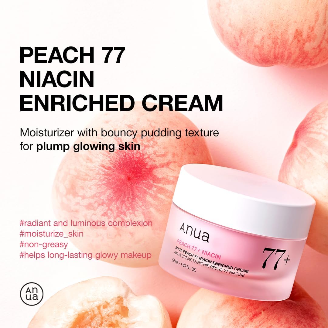 Anau Peach 77% Niacin Enriched Cream