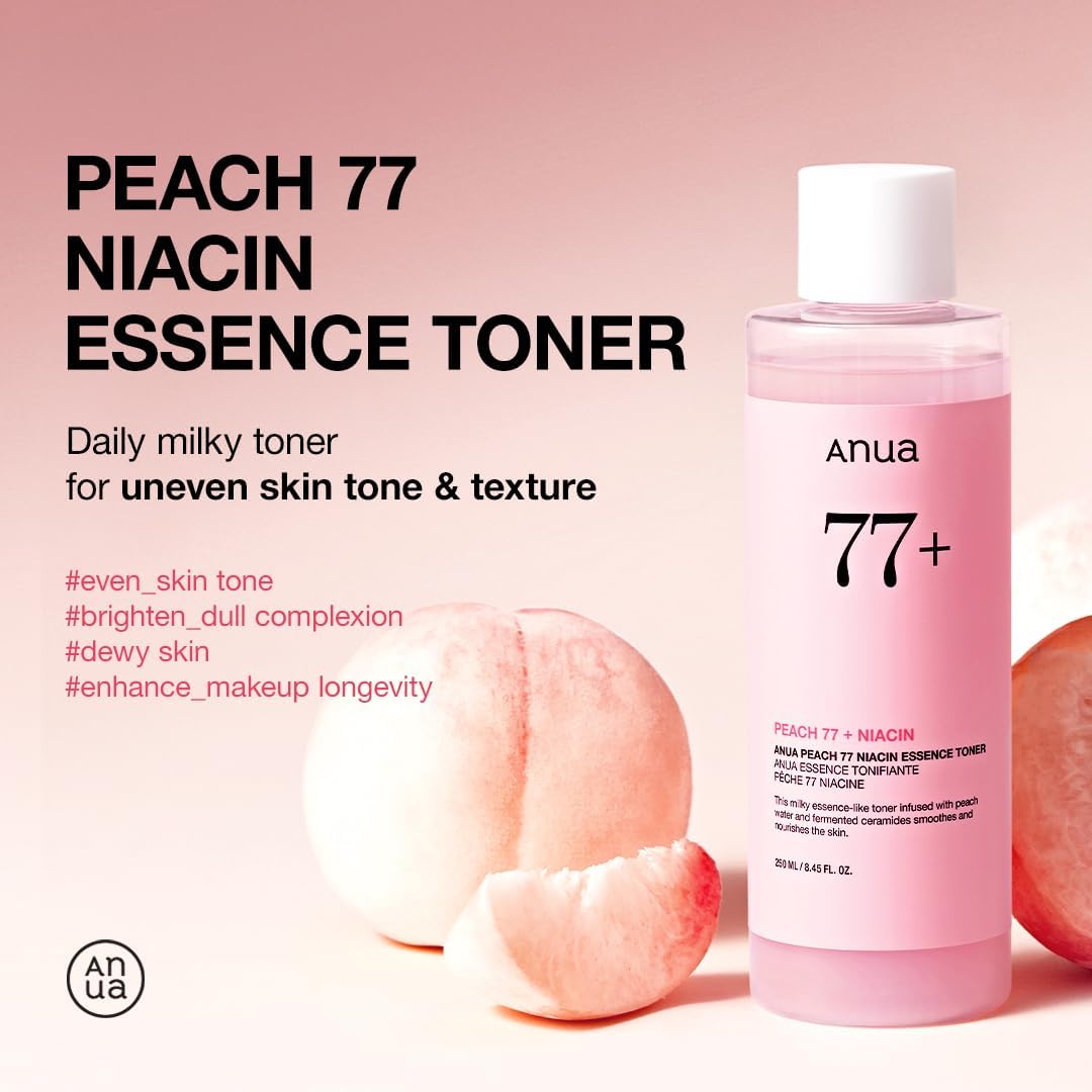 Anau Peach 77% Niacin Essence Toner