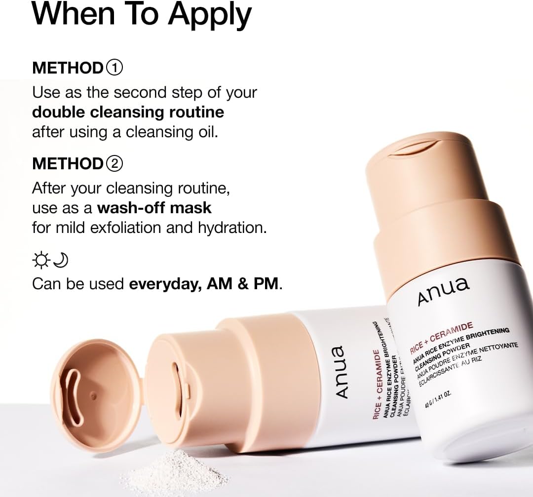 Anua Rice Enzyme Cleansing Powder