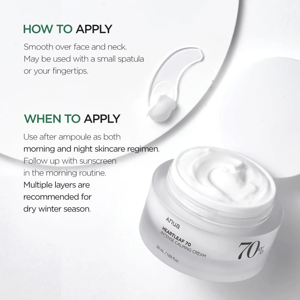 Anua Heartleaf 70 Intense calming cream