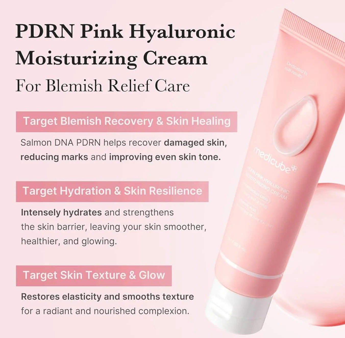 Medicube PDRN Pink Hyaluronic Moisturizing Cream